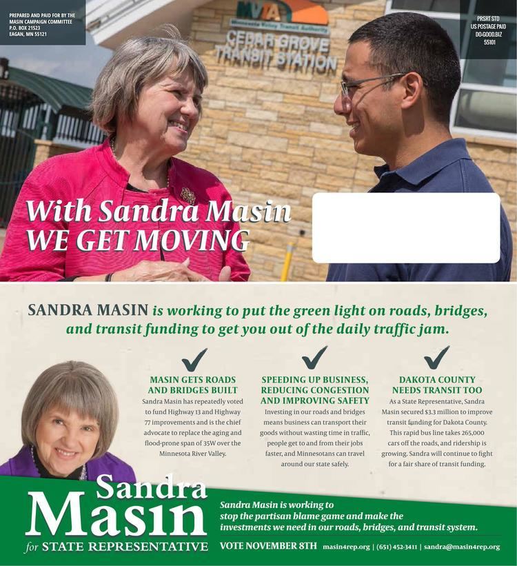Sandra Masin Sandra Masin Minnesota State Representative District 51A