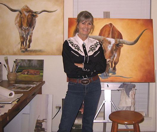 Sandra Stevens Artist Sandra Stevens Celebrates Cows on Canvas Wiser Living