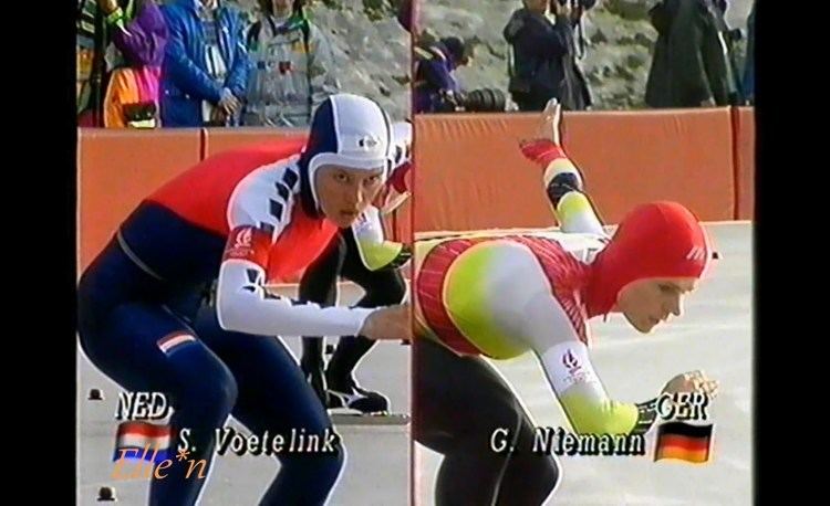 Sandra Voetelink Winter Olympic Games Albertville 1992 1500 m Niemann Voetelink