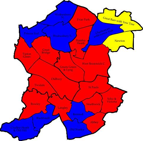 Sandwell Metropolitan Borough Council election, 2008