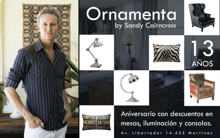 Sandy Cairncross Novedades ORNAMENTA by Sandy Cairncross DArA Diseadores de