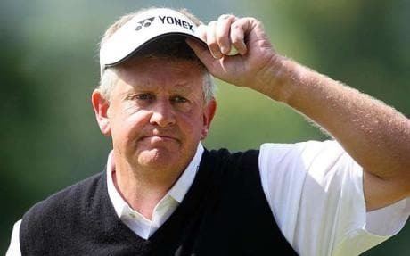 Sandy Lyle Bernard Gallacher defends Colin Montgomerie in Sandy Lyle