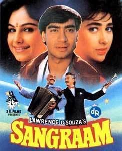 Sangram (1993 film) movie poster
