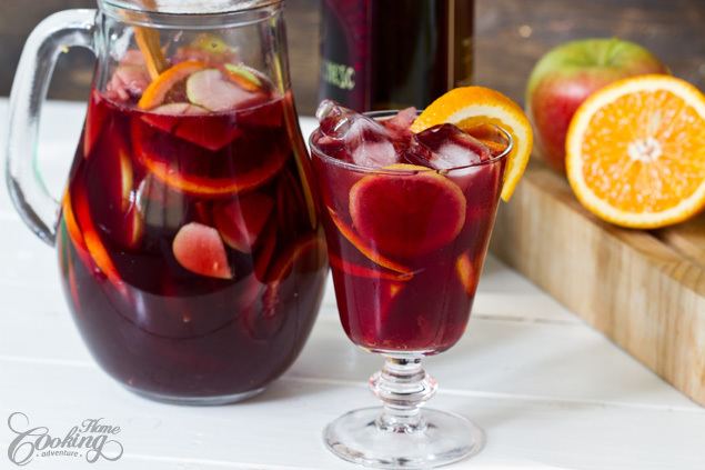 Sangria Red Wine Sangria Home Cooking Adventure