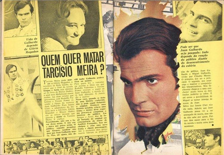 Sangue e Areia revista amiga e novelas SANGUE E AREIA REDE GLOBO 1968