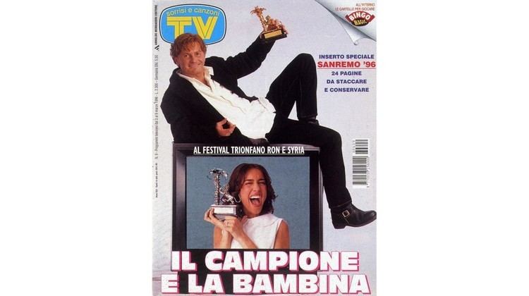 Sanremo Music Festival 1996 Festival di Sanremo 1996 TV Sorrisi e Canzoni