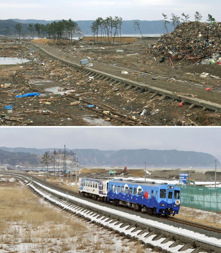Sanriku Back on track Sanriku Railway39s long road to recovery The Japan Times