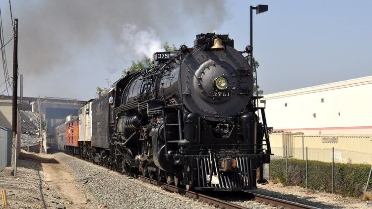 Santa Fe 3751 Santa Fe 3751 Steam Train to San Bernardino Railroad Days 2013 YouTube