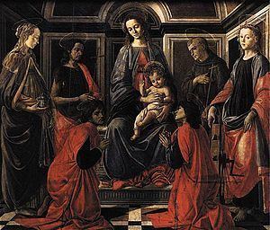 Sant'Ambrogio Altarpiece (Botticelli) httpsuploadwikimediaorgwikipediaenthumbd
