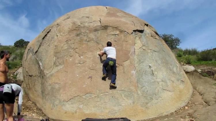 Santee Boulders Santee Boulders Right Mudball Face 510 YouTube