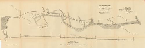 Santee Canal Chart of Survey of the Santee Canal SC