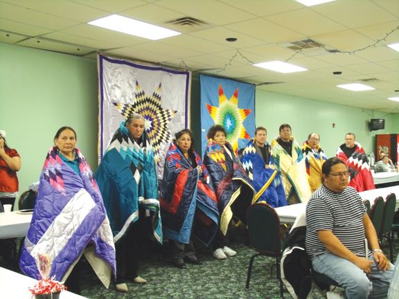 Santee Sioux Reservation wwwindianzcomNews20110225nsnsanteehonoreesjpg