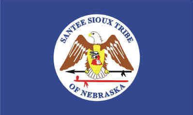 Santee Sioux Reservation AMERICAN INDIAN TRIBAL FLAGS Rosebud and Santee Sioux