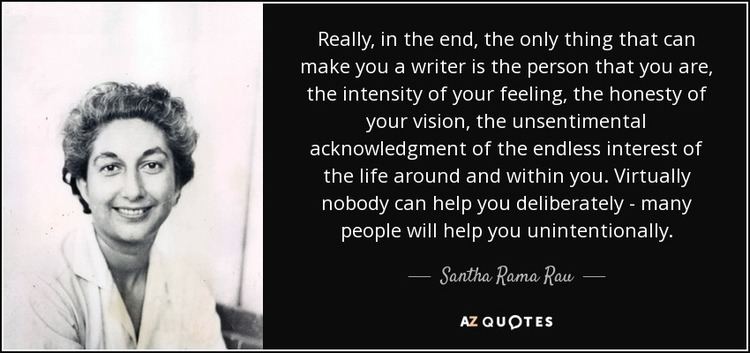 Santha Rama Rau QUOTES BY SANTHA RAMA RAU AZ Quotes