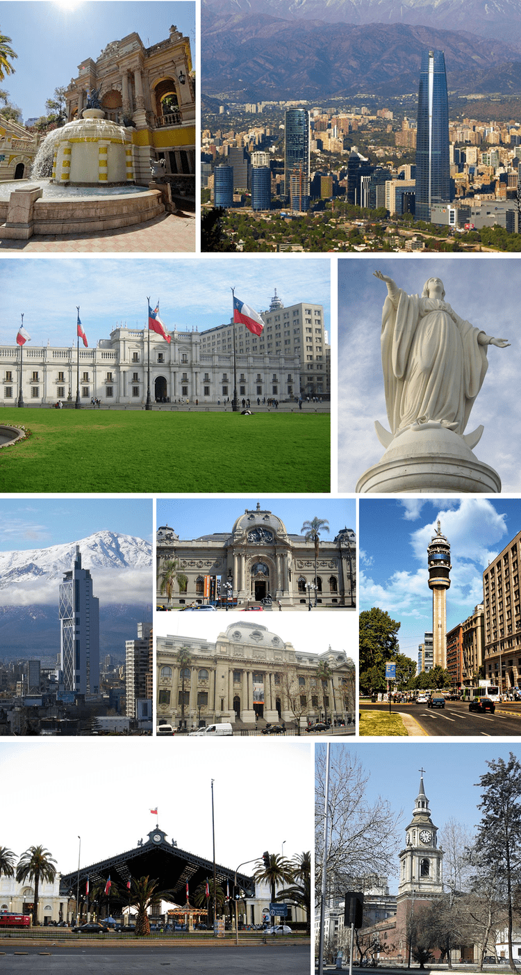 Santiago Metropolitan Region in the past, History of Santiago Metropolitan Region