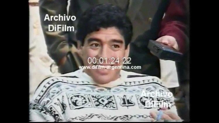 Santos Laciar DiFilm Conferencia Maradona pelea con Santos Laciar 1996 YouTube