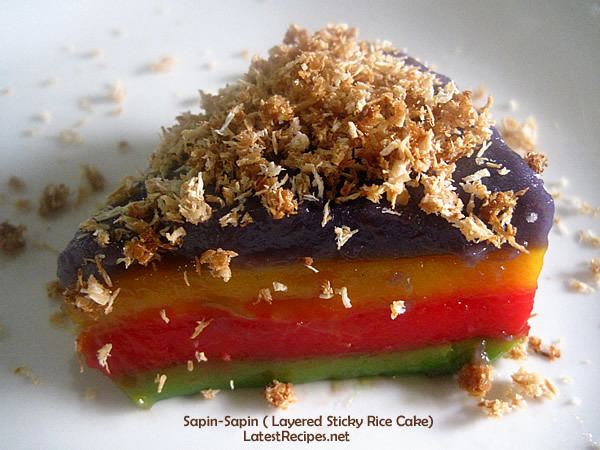 Sapin-sapin SapinSapin Layered Sticky Rice Cake Latest Recipes