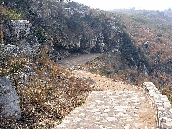 Saptaparni Cave RajgirStaircase to Saptaparni Cave