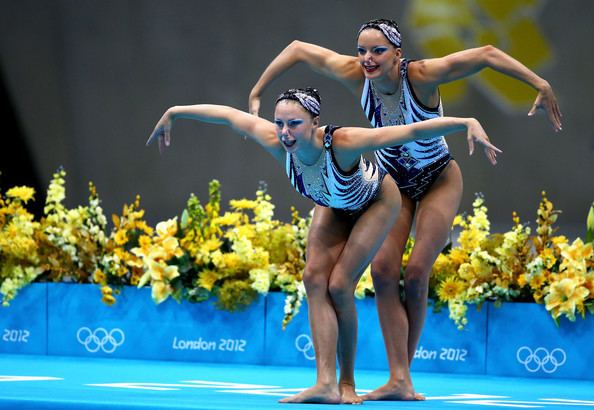 Sara Labrousse Sara Labrousse and Chloe Willhelm Synchronised Swimming
