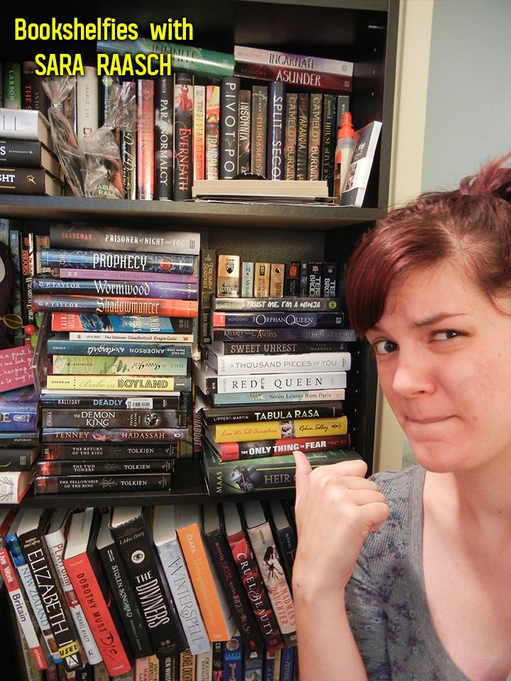 Sara Raasch BookShelfies with Sara Raasch Epic Reads Blog