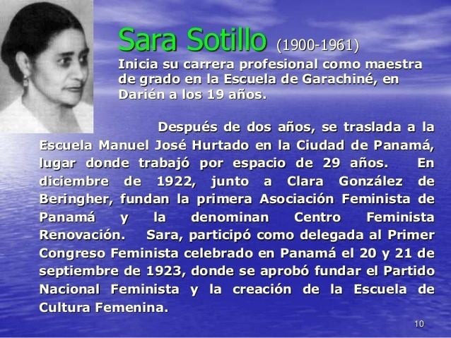 Sara Sotillo Mujeres historia