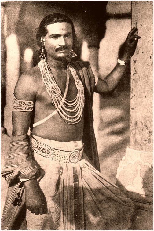 Sarada Ukil Sarada Ukil as King Suddhodana Light of Asia c 1925 INDIA