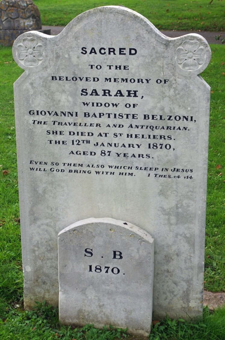 Sarah Belzoni Sarah Bane Belzoni 1783 1870 Find A Grave Memorial
