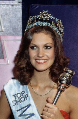 Sarah-Jane Hutt SarahJane Hutt jako Miss World 1983 Bellisima