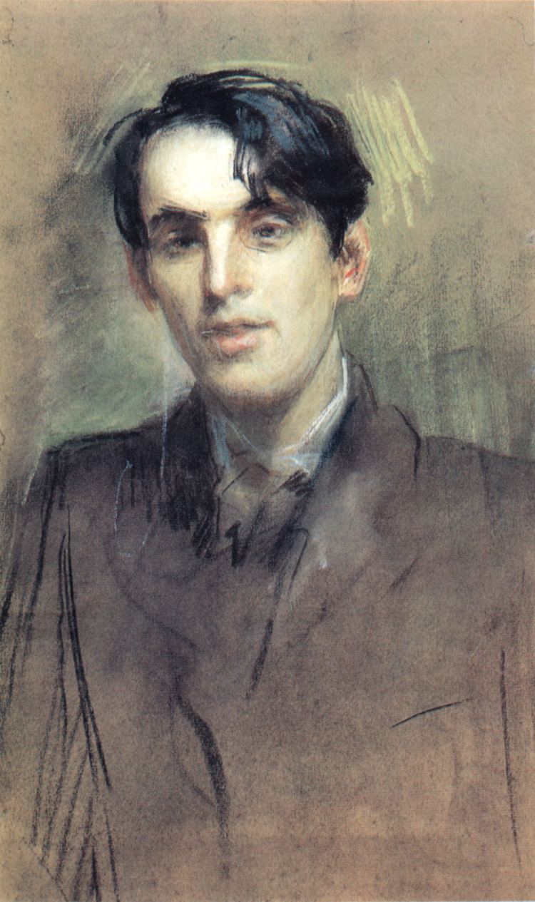 Sarah Purser FileWilliam Butler Yeats by Sarah Purser 1898png