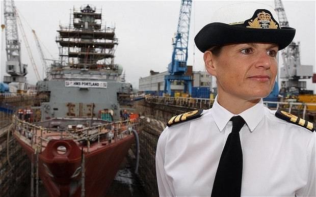 Sarah West Love affair in Royal Navy Shock Horror First female