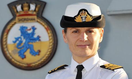 Sarah West Royal Navy appoints first female warship commander UK