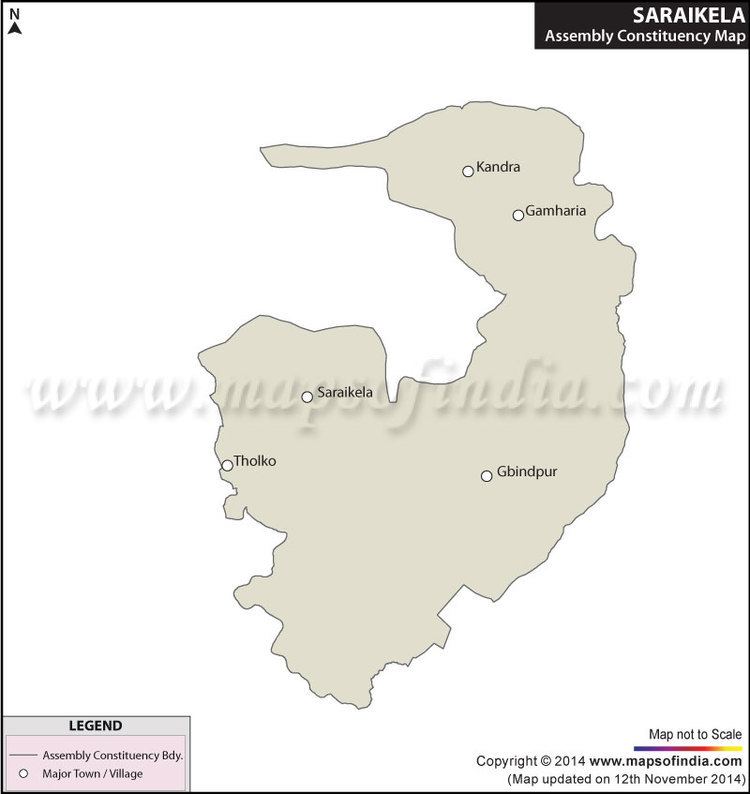 Saraikela Saraikela Assembly Vidhan Sabha Constituency Map and Election Results