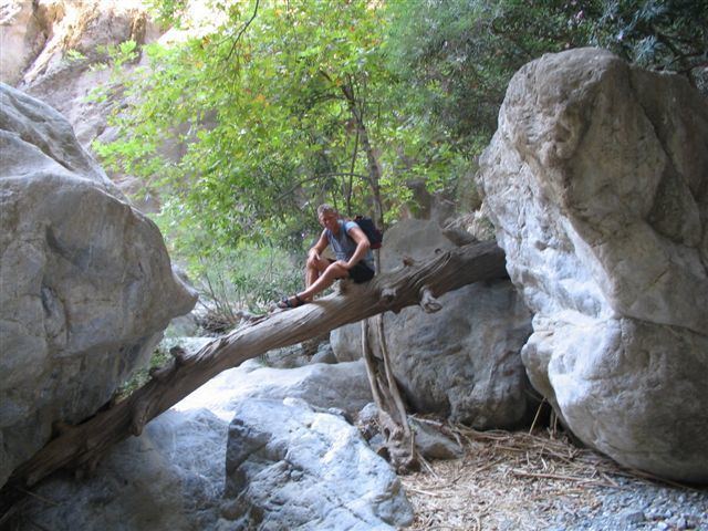 Sarakina Gorge The Sarakina Gorge near Mirtos in Crete Greece