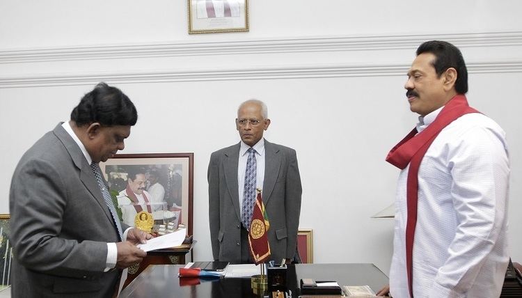 Sarath de Abrew Mr Sarath de Abrew was sworn in as the Acting president of the