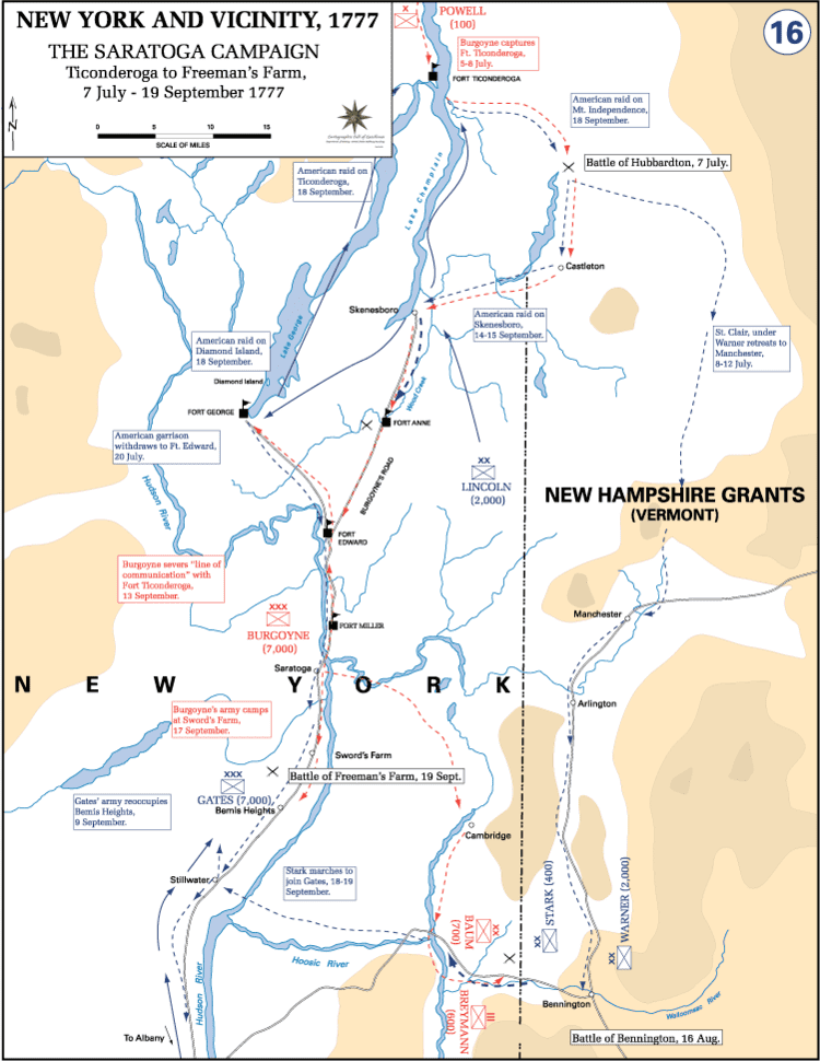 Saratoga campaign - Alchetron, The Free Social Encyclopedia