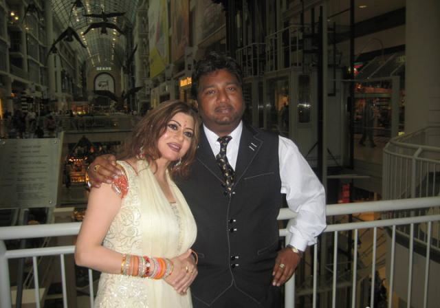Sardool Sikander Sardool sikander with his wife