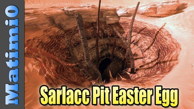 Sarlacc Sarlacc Pit Easter Egg Star Wars Battlefront YouTube