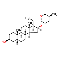 Sarsasapogenin Sarsasapogenin C27H44O3 ChemSpider