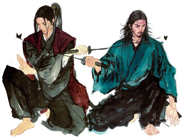 Sasaki Kojirō Vagabond Takehiko Inoue Sasaki Kojiro and Miyamoto Musashi