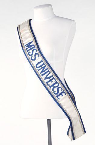 Sash Object Miss Universe Sash Collections Online Museum of New