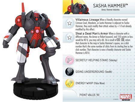 Sasha Hammer Sasha Hammer 021 Invincible Iron Man Booster Set Marvel Heroclix