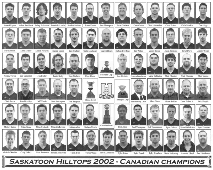 Saskatoon Hilltops Saskatoon Sports Hall of Fame Saskatoon SK