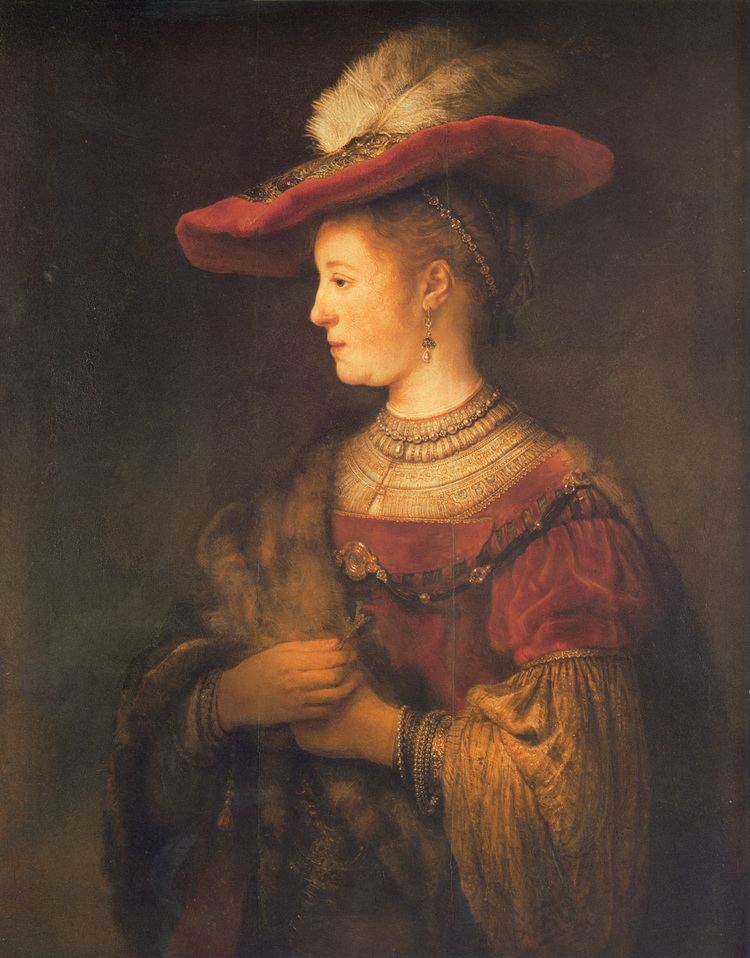Saskia van Uylenburgh Portrait of Saskia van Uylenburgh Rembrandt WikiArtorg