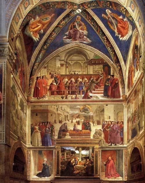 Sassetti Chapel Domenico Ghirlandaio Florentine fresco painter