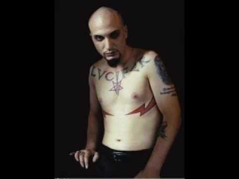 Satan Xerxes Carnacki LaVey with tattoos on his body