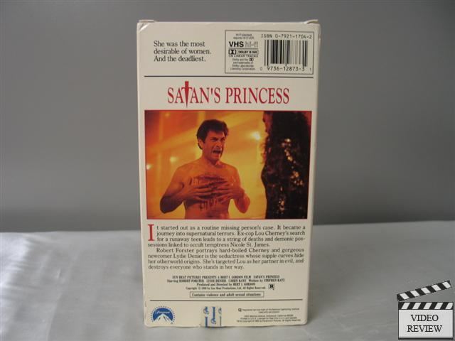Satan's Princess Satans Princess VHS Robert Forster Lydie Denier Caren Kaye Bert
