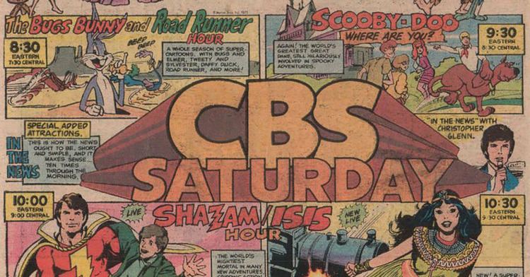 Saturday-morning cartoon This is what the Saturday morning TV lineup looked like 40 years ago