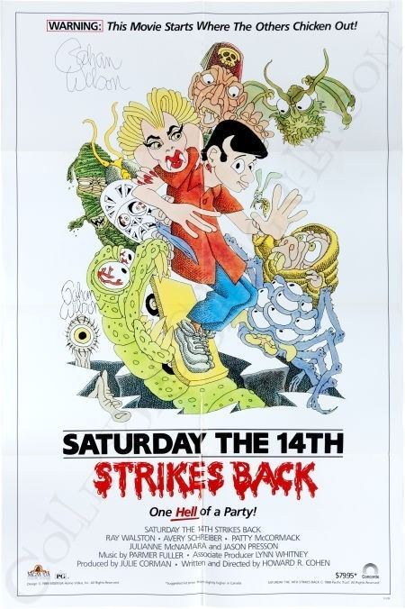 Saturday the 14th Strikes Back the 14th Strikes Back Video Release Movie Poster HandSigned by