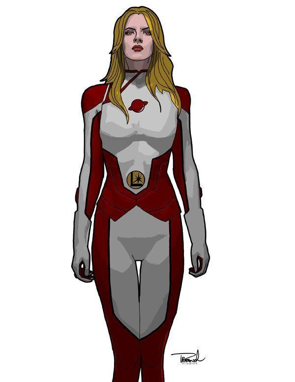 Saturn Girl Saturn Girl by Thomas Branch LoSH DC Characters amp Artists