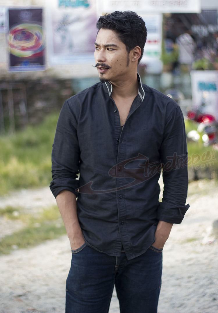 Saugat Malla Admirable modern era actor Saugat Malla Street Nepal